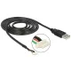Delock modul kábel USB 2.0 A apa > 5 tűs kameradugó V5 1,5 m (95985)