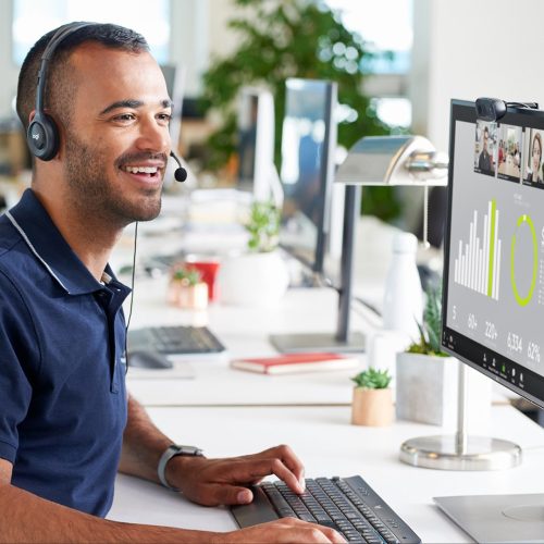 Logitech QuickCam C270 Webkamera - Fekete