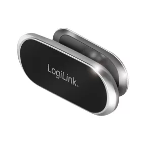   Logilink Mágneses okostelefon tartó, 360 -ban forgatható, 800 g-ig, alumínium, fekete/ezüst (AA0163)