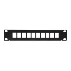   Logilink 10" Keystone összekötő panel, fekete (ACT108)