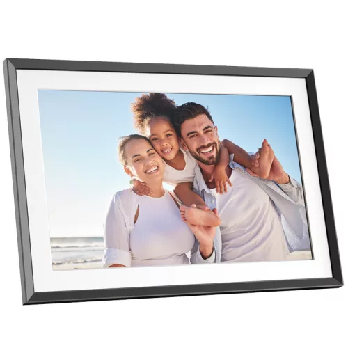 AgfaPhoto APF1000WIFI digitális képkeret 10" videó, hang, mozgásérzékelő, 32gb, Frameo, fekete