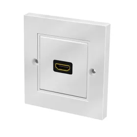   Logilink HDMI fali lemez csatlakozóval HDMI aljzat, 1 portos, fehér