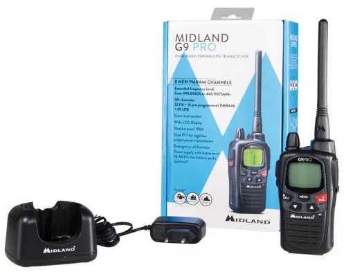 Midland G9 Pro PMR adóvevő rádió