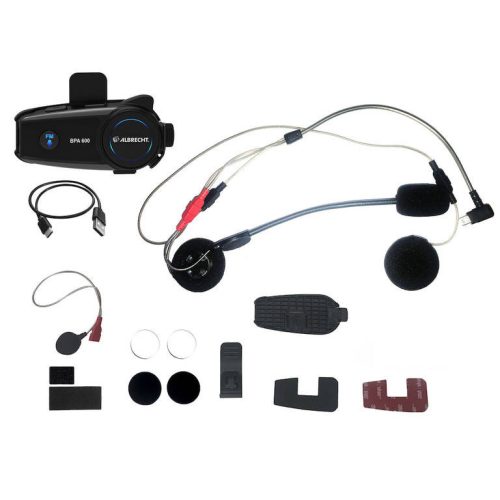 Albrecht BPA600 Bluetooth motoros fejhallgató