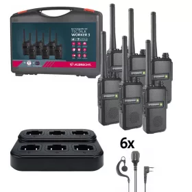   Albrecht TecTalk Worker 3 professzionális PMR adóvevő rádió 3 pár