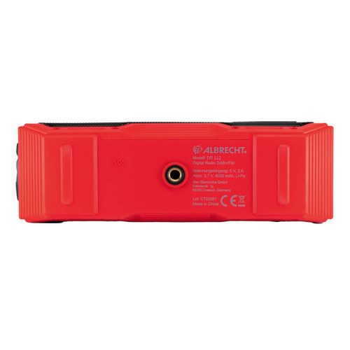 Albrecht DR 112 FM/DAB+ vészhelyzeti kültéri hajtókaros rádió