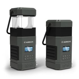   Albrecht DR 114 FM/DAB+ vészhelyzeti kültéri rádió kempinglámpával