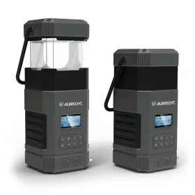   Albrecht DR 114 FM/DAB+ vészhelyzeti kültéri rádió kempinglámpával