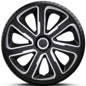   13"-os Livorno Carbon Silver-Black dísztárcsa garnitúra (4darab)