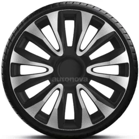   14"-os Avalon Carbon Silver-Black dísztárcsa garnitúra (4darab)