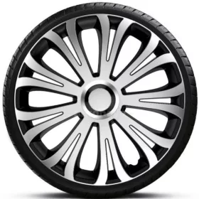   14"-os Avera Silver-Black dísztárcsa garnitúra (4darab)