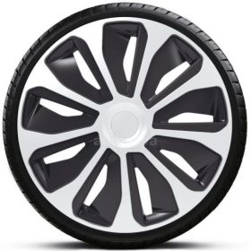   14"-os Platin Silver-Black dísztárcsa garnitúra (4darab)