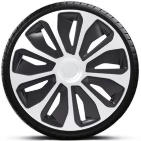   14"-os Platin Silver-Black dísztárcsa garnitúra (4darab)