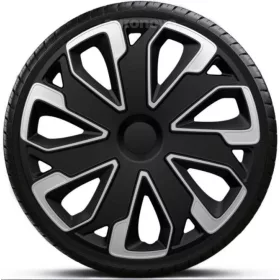   14"-os Ultimo Silver Black dísztárcsa garnitúra (4darab)