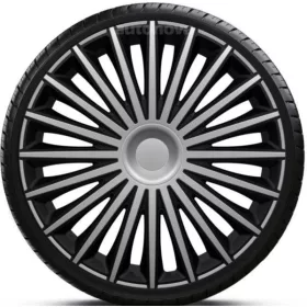   15"-os Dakota Silver Black dísztárcsa garnitúra (4darab)