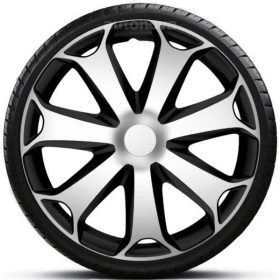   15"-os Mega Silver-Black dísztárcsa garnitúra (4darab)