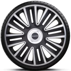   15"-os Quadro Pro Silver Black dísztárcsa garnitúra (4darab)