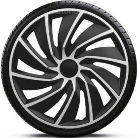  15"-os Turbo Silver Black dísztárcsa garnitúra (4darab)