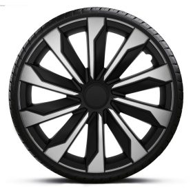   15"-os Typhoon Silver Black dísztárcsa garnitúra (4darab)