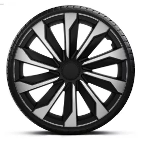   15"-os Typhoon Silver Black dísztárcsa garnitúra (4darab)