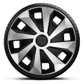   16"-os Volvano Van Silver Black dísztárcsa garnitúra (4darab) teherautókra való