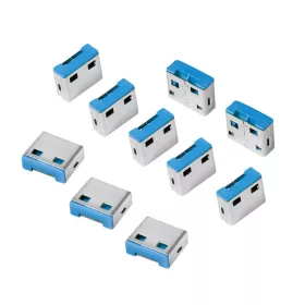 LogiLink USB port blokkoló kék (AU0046)