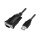 LogiLink USB 2.0 kábel, USB-A/M-DB9/M, soros, fekete, 1,5 m