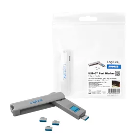 Logilink USB-C port blokkoló (1x kulcs és 4x zár)