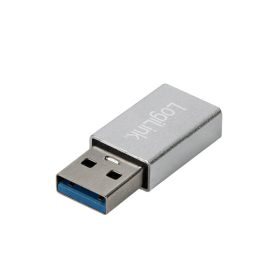   LogiLink USB 3.2 Gen1 Type-C adapter, USB-A/M-USB-C/F, ezüst (AU0056)