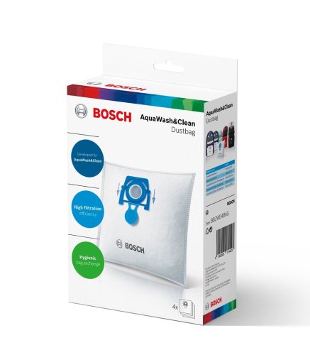 Bosch BBZWD4BAG AquaWash&Clean porzsák (4 db-os csomag) 