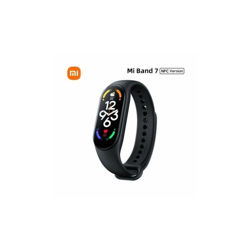 Xiaomi Mi Band 7 NFC aktivitrásmérő, okoskarkötő fekete EU