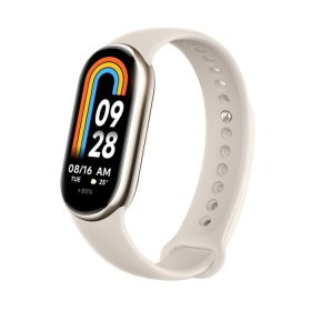   Xiaomi Mi Band 8 aktivitásmérő, okoskarkötő pezsgő arany EU BHR7166GL