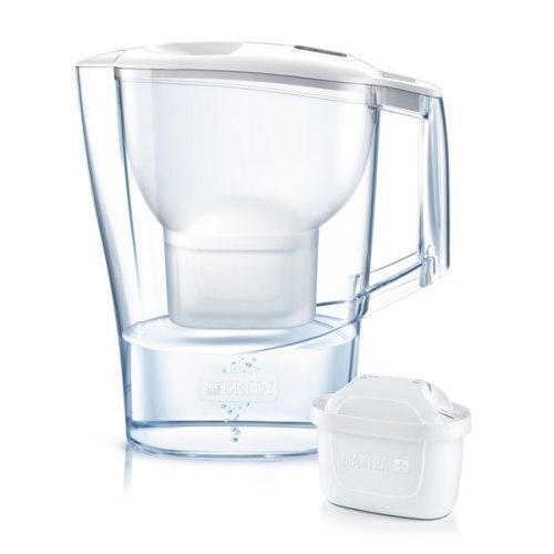 Brita Aluna XL 3,5 l vízszűrő kancsó, + 1 DB VÍZSZŰRŐ BETÉT, Fehér