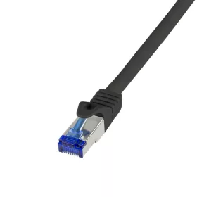   Logilink Patch kábel Ultraflex Cat.6A S/FTP 0,25 m  fekete (C6A013S)