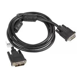   Lanberg DVI-D Single Link összekötő kábel 1.8m fekete (CA-DVIS-10CC-0018-BK)