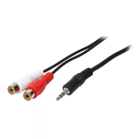   LogiLink 3.5mm stereo male -> 2 x Cinch female 0.2m (CA1047)