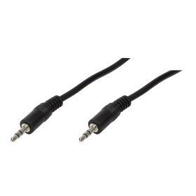   Logilink Audiokábel, 3,5 mm-es 3-Pin/M   3,5 mm-es 3-Pin/M, 0,2 m