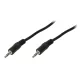 LogiLink 3.5 mm apa-apa audiokábel 1m fekete (CA1049)