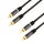 Logilink Audiokábel, 2x RCA/M - 2x RCA/M, fém, 1,5 m (CA1203)