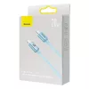 Baseus Type-C - Lightning cable Crystal Shine Series Lightning Fast Charging Power Delivery 20W 1,2m Light Blue (CAJY001303)