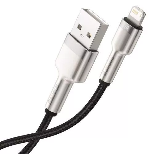 Baseus Cafule USB-A - Lightning kábel 0.25m fekete (CALJK-01)