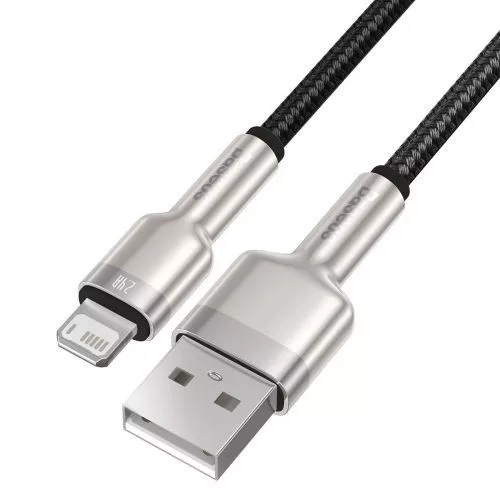 Baseus Cafule USB-A - Lightning kábel 0.25m fekete (CALJK-01)