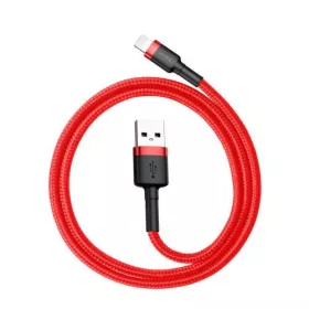   Baseus Cafule USB-Lightning töltőkábel 0.5m piros (CALKLF-A09)