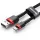 Baseus Cafule USB-Lightning töltőkábel 0.5m fekete-piros (CALKLF-A19)