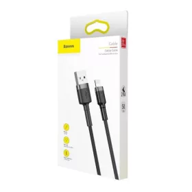   Baseus Cafule USB-Lightning töltőkábel 0.5m fekete (CALKLF-AG1)