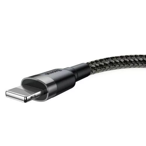 Baseus Cafule USB-Lightning töltőkábel 0.5m fekete (CALKLF-AG1)