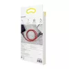 Baseus Cafule USB-Lightning töltőkábel, 2.4A, 1m, piros (CALKLF-B09)