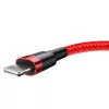 Baseus Cafule USB-Lightning töltőkábel, 2.4A, 1m, piros (CALKLF-B09)
