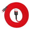 Baseus Cafule USB-A - Lightning kábel 2 m piros (CALKLF-C09)