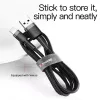 Baseus Cafule USB / Lightning töltőkábel 2 m szürke-fekete (CALKLF-CG1)